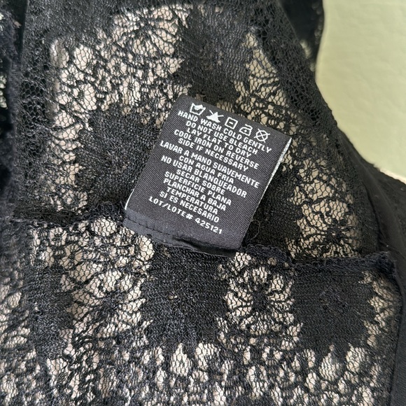 R&M Richards Beaded Black Lace Belaro - Picture 10 of 11